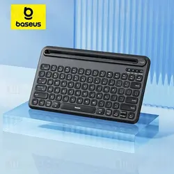 کیبورد بلوتوث بیسوس Baseus K02 Wireless Keyboard B00955500112-00 مخصوص تبلت