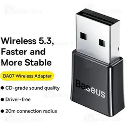 دانگل بلوتوث USB ورژن 5.3 بیسوس Baseus Wireless Adaptors BA07 ZJBA010001 