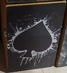 کاخن قابل کوک طرح دار سازبار همراه با کاور سفارشی SAZBAR CAJON