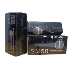 میکروفن شور بدنه فلزی کپی مدل  Shure dynamic microphone model SM58