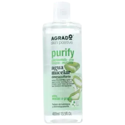 میسلار پاک کننده آرایش آلوئه ورا آگرادو | Agrado Purify Micellar Water Make-up Remover 400ml - فروشگاه ناو فور یو