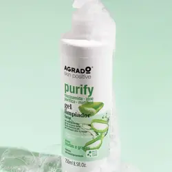 ژل شستشوی صورت آلوئه ورا آگرادو | Agrado Purify Facial Cleansing Gel 250ml - فروشگاه ناو فور یو
