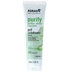 ژل لایه بردار صورت آلوئه ورا آگرادو | Agrado Purify Facial Exfoliating Gel 100ml - فروشگاه ناو فور یو