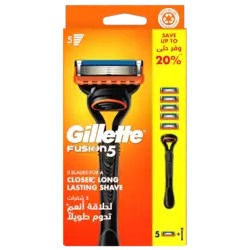 ژیلت فیوژن 5 با 5 یدک | Gillette Fusion5 H5 Men's Razor - فروشگاه ناو فور یو