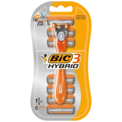 خود تراش سه تیغ 6 یدک بیک | BIC 3 Hybrid Men’s Razors - فروشگاه ناو فور یو