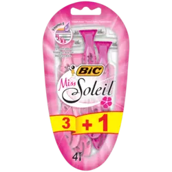 خود تراش ۳ تیغ ۴ عددی زنانه بیک | BIC Soleil Women’s Disposable Razors - فروشگاه ناو فور یو