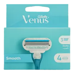 یدک ژیلت ونوس اسموت 4 عددی | Smooth Refills - فروشگاه ناو فور یو