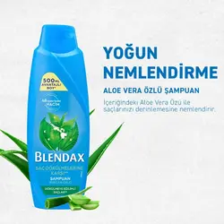 شامپو آلوئه ورا آبرسان بلنداکس | BLENDAX SHAMPOO INTENSIVE MOISTURIZING 500ml - فروشگاه ناو فور یو