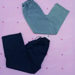 شلوار بگ زنانه کمر کشی