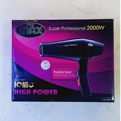 سشوار پرومکس 2000WمدلPRO MAX super professional 7200با گارانتی معتبر