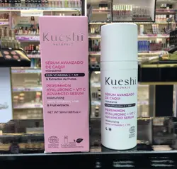 سرم پیشرفته مرطوب کننده و ضد پیری هیالورونیک خرمالو+ویتامین سی KUESHI PERSIMMON HYALURONIC+VIT C ADVANCED SERUMحجم 50میل