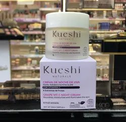 کرم شب ویتامین سی انگور کیوشی KUESHI GRAPE VIT-NIGHT CREAMحجم 50میل