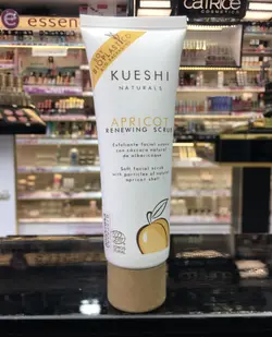 اسکراب تجدید کننده زردالو صورت کیوشی Apricot Renewing Scrub, KUESHI NATURALSحجم 75میل