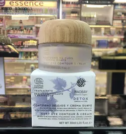 کرم دور چشم نائوبیNAOBAY کانتور دتوکس چشم نرم کننده و ضد تیرگی NAOBAY DETOX CONTORNO DE OJOS CREMA SUAVEحجم 30میل