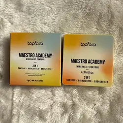 پالت کانتور هایلاتر 4رنگ تاپ فیسTOPFACE MAESTRO ACADEMY MINERALIST CONTOUR SCULPT 3 IN 1