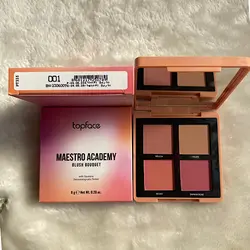 پالت رژگونه تاپ فیس | 002 ا Topface Maestro Academy 3 In 1 Blush Palette