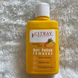 لاک پاک کن سیترای مدل اناناس انبه Citray Nail polish remover Tropical Fruitsحجم 125میل