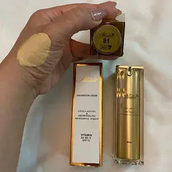 کرم پودر شیشه ای آلیسما(شماره 81) Alisma Foundation Long Lastingحجم 30میل