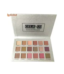 پالت سایه چشم 18 رنگ گلانزی مدل نقره ای