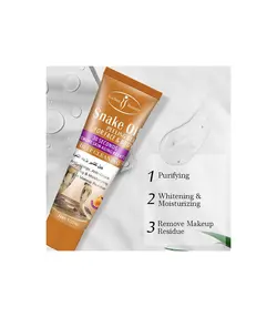 ژل لایه بردار صورت و بدن ایچون بیوتی عصاره روغن مار حجم ۱۰۰ میلی لیتر