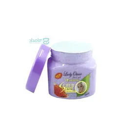 اسکراب شنی صورت و بدن لیدی اسکار عصاره خاویار حجم ۵۰۰ میلی لیتر مدل LO-050