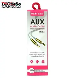 کابل AUX(انتقال صدا) تسکو مدل TSCO TC 93 به طول 1 متر