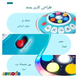 اسباب بازی چکش موزیکال چراغدار آیتم 2161