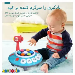 اسباب بازی چکش موزیکال چراغدار آیتم 2161