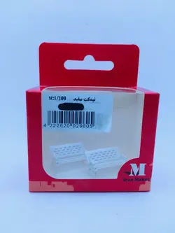 ماکت نیمکت سفیدمدل سفید دو تایی (1/100)