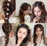 مینی کلیپس آبنباتی شکوفه ای وارداتی