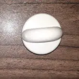 سرولوم سفید لبه دار