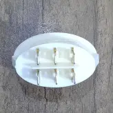 کلید بیضی چرخ گوشت سفید