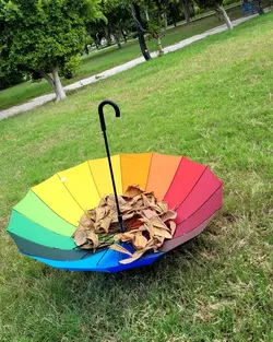 چتر دو نفره برند top با کیفیت بالا 16 فنره