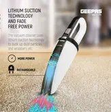 جارو شارژی جیپاس GEEPAS GVC19015UK ا Geepas Cordless Handheld Vacuum Cleaner