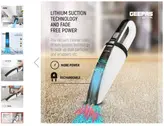 جارو شارژی جیپاس GEEPAS GVC19015UK ا Geepas Cordless Handheld Vacuum Cleaner