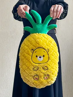 عروسک میوه ای آناناس اورجینال 50سانتی