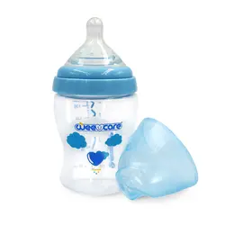 (Wee Care-B324)-بطری پروپیلن دهانه عریض وی کر مدل MomSense حجم300میلی لیتر