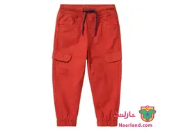 شلوار کتان شش جیب پسرانه لوپیلو رنگ آجری