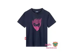 تیشرت دخترانه لوپیلو (Lupilu) طرح نقاب سرمه ای