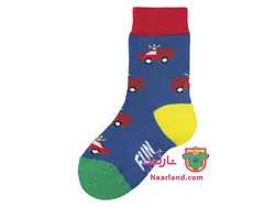 پک ۳ عددی جوراب FUN SOCKS آلمان جعبه طرح ماشین