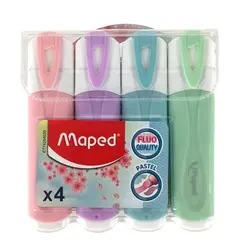 ماژیک هایلایتر پاستلی مپد Maped بسته 4 رنگ