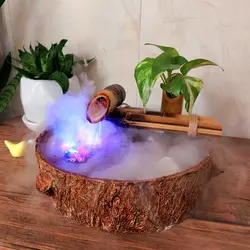 آبنما رومیزی مدل آرامش با حوضچه طرح چوب - گالری لیگنین آبنما آرامش طرح چوب- آبنمای فنگشویی