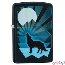 زیپو اصل کد 29864 - Wolf and moon design | ام زیپ