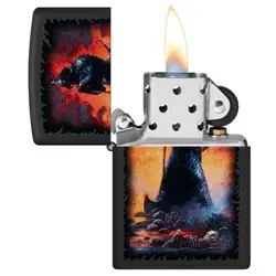 فندک زیپو اصل کد 48555 - Original Zippo Frank Frazetta Death Dealer | ام زیپ