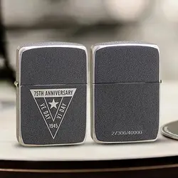 فندک زیپو اصل کد 49264 - Original Zippo VE/VJ Design 75th Anniversary | ام زیپ