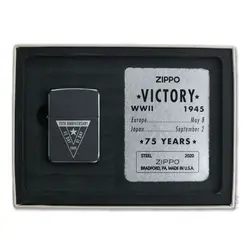 فندک زیپو اصل کد 49264 - Original Zippo VE/VJ Design 75th Anniversary | ام زیپ