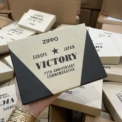 فندک زیپو اصل کد 49264 - Original Zippo VE/VJ Design 75th Anniversary | ام زیپ