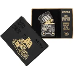 فندک زیپو اصل کد 48693 - Original Zippo Coy 75Th Anniversary Car Europ | ام زیپ
