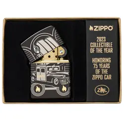 فندک زیپو اصل کد 48693 - Original Zippo Coy 75Th Anniversary Car Europ | ام زیپ