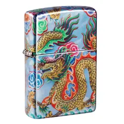 فندک زیپو اصل کد 48575 - Original Zippo Dragon Design | ام زیپ
